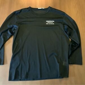 Undefeated Black Mesh Long Sleeve Jersey